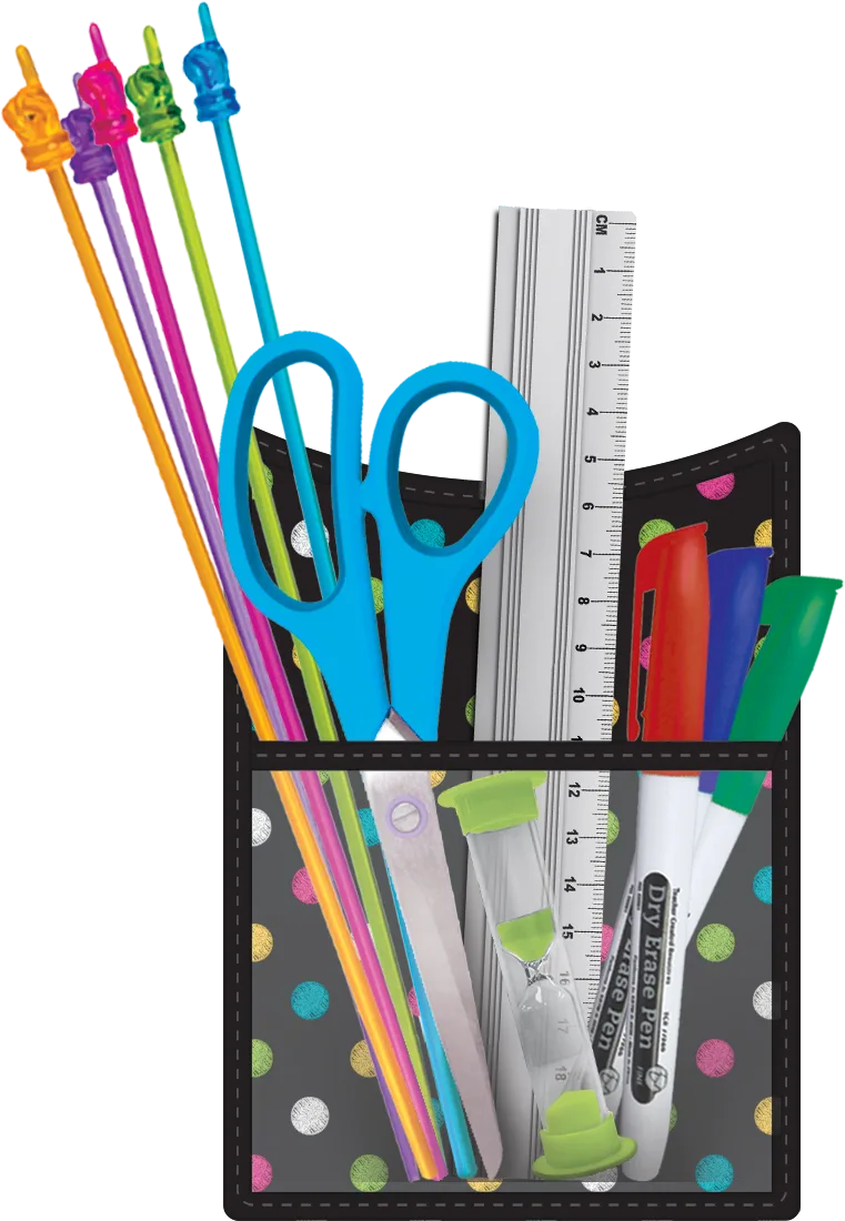 Chalkboard Brights Magnetic Storage Pocket - Image 2