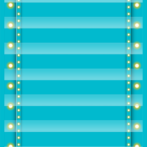 Light Blue Marquee 14 Pocket Chart (13" x 34")