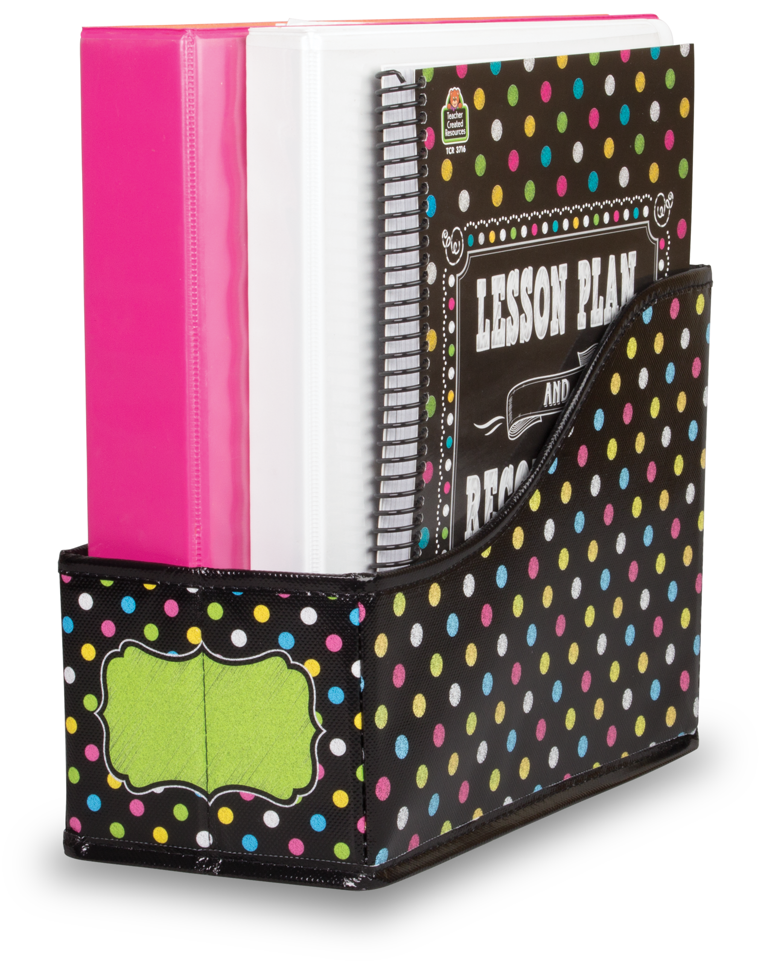 Chalkboard Brights Book Bin