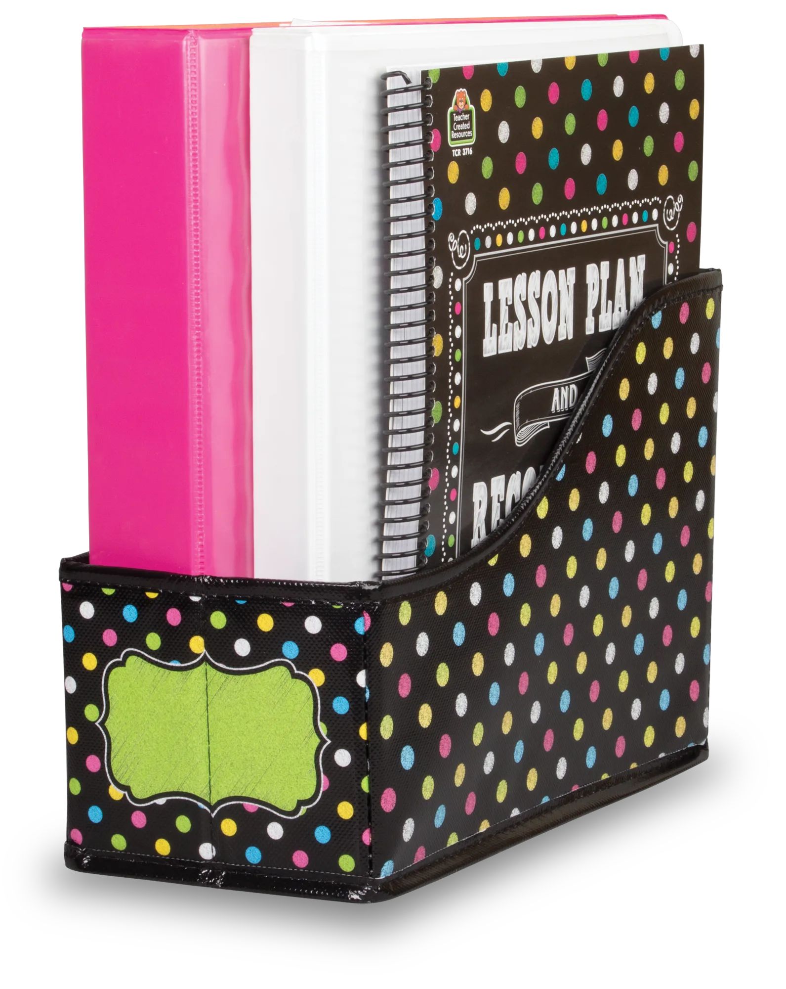Chalkboard Brights Book Bin