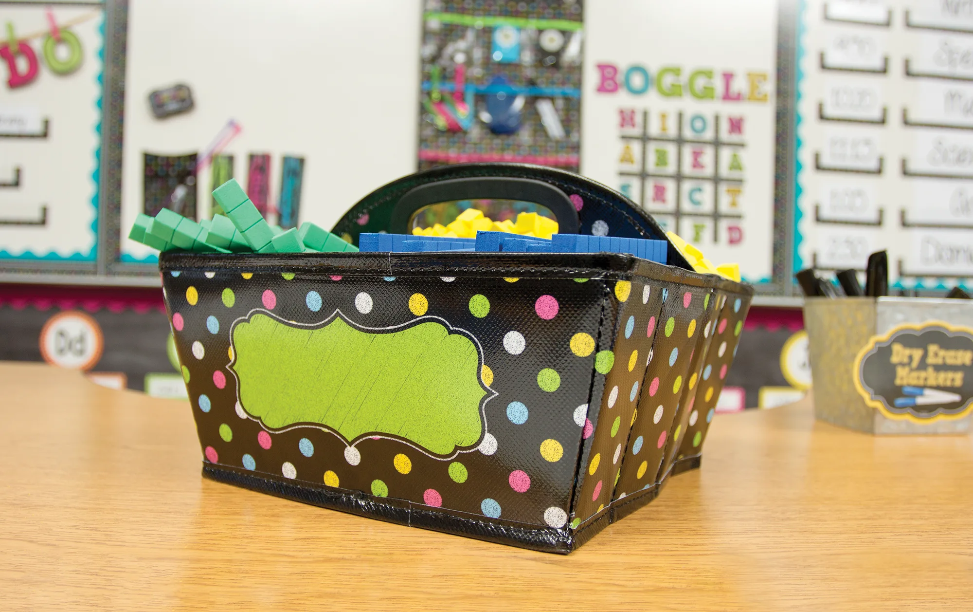 Chalkboard Brights Storage Caddy - Image 2