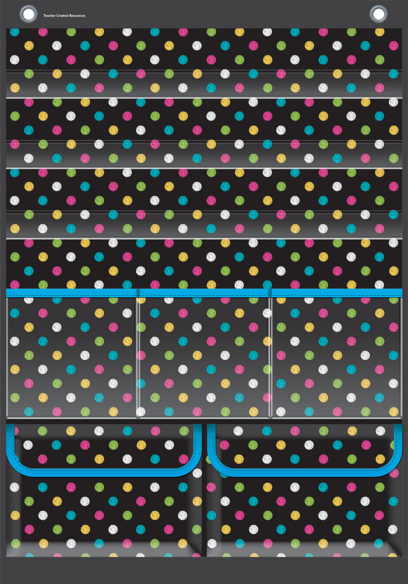 Chalkboard Brights Place Value Pocket Chart - Image 2