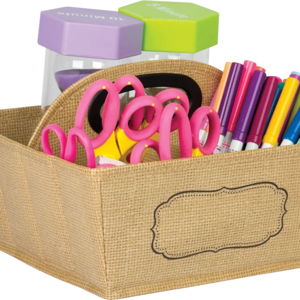 Burlap Storage Caddy
