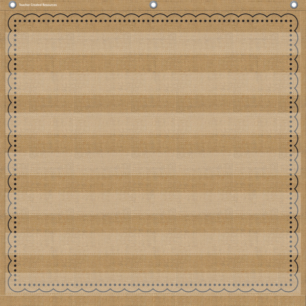 Burlap 7 Pocket Chart (28" x 28")
