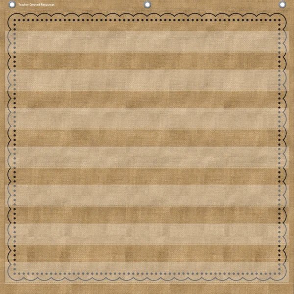 Burlap 7 Pocket Chart (28" x 28")