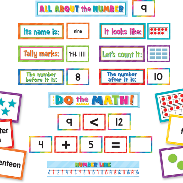 Numbers, Counting & More Pocket Chart Cards
