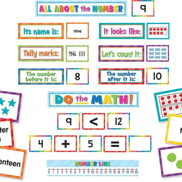 Numbers, Counting & More Pocket Chart Cards