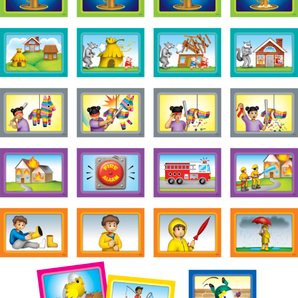 4-Scene Sequencing Pocket Chart Cards