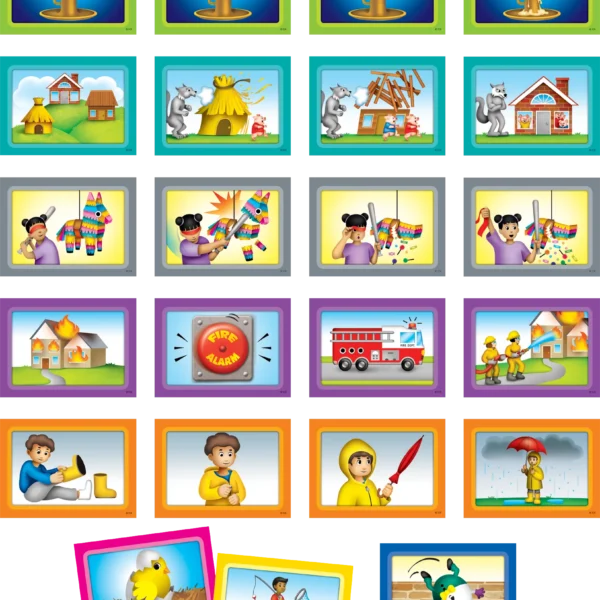 4-Scene Sequencing Pocket Chart Cards