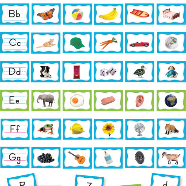 Alphabet Pocket Chart Cards