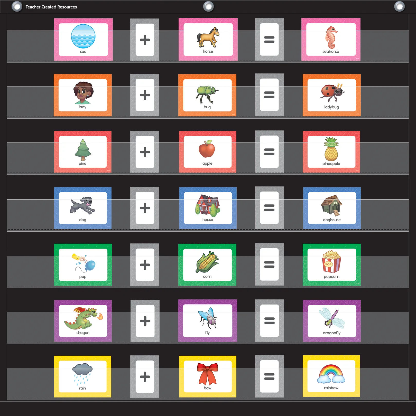 Compound Words Pocket Chart Cards - Image 2