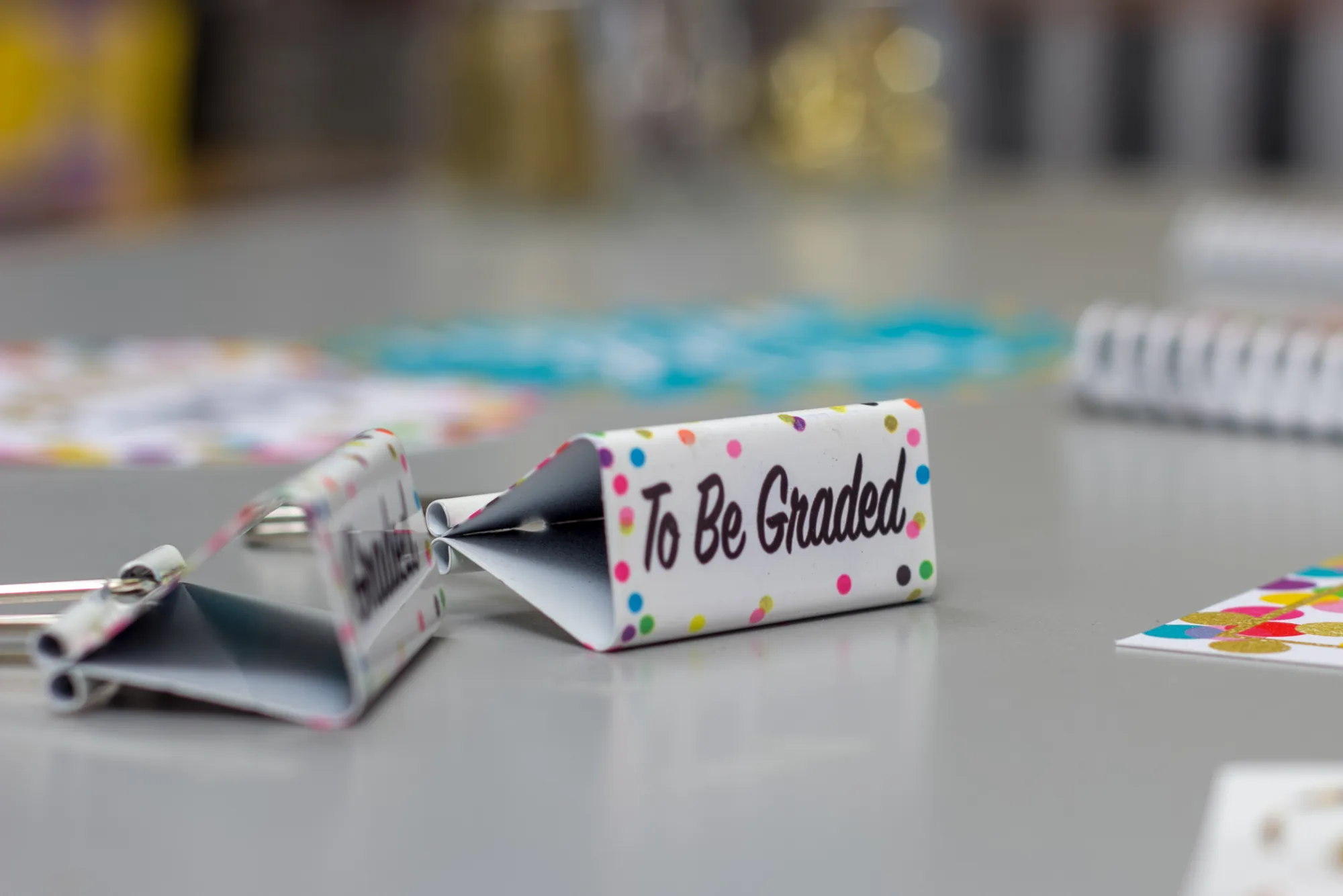 Confetti Classroom Management Large Binder Clips - Image 2