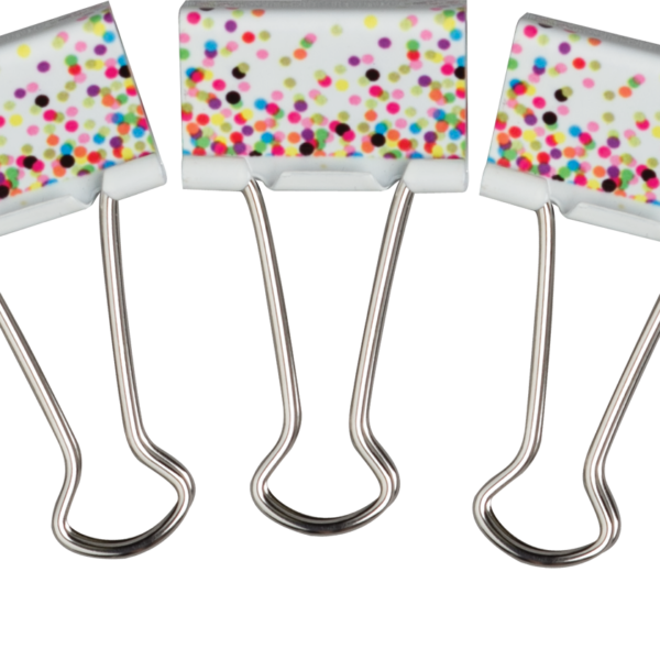 Confetti Medium Binder Clips