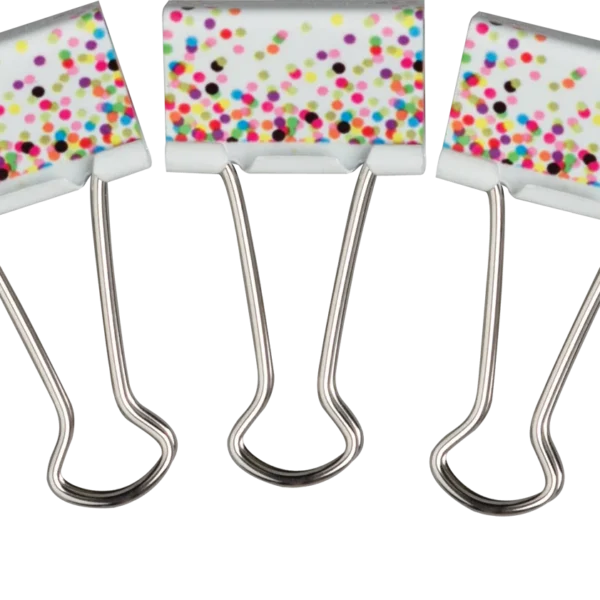 Confetti Medium Binder Clips