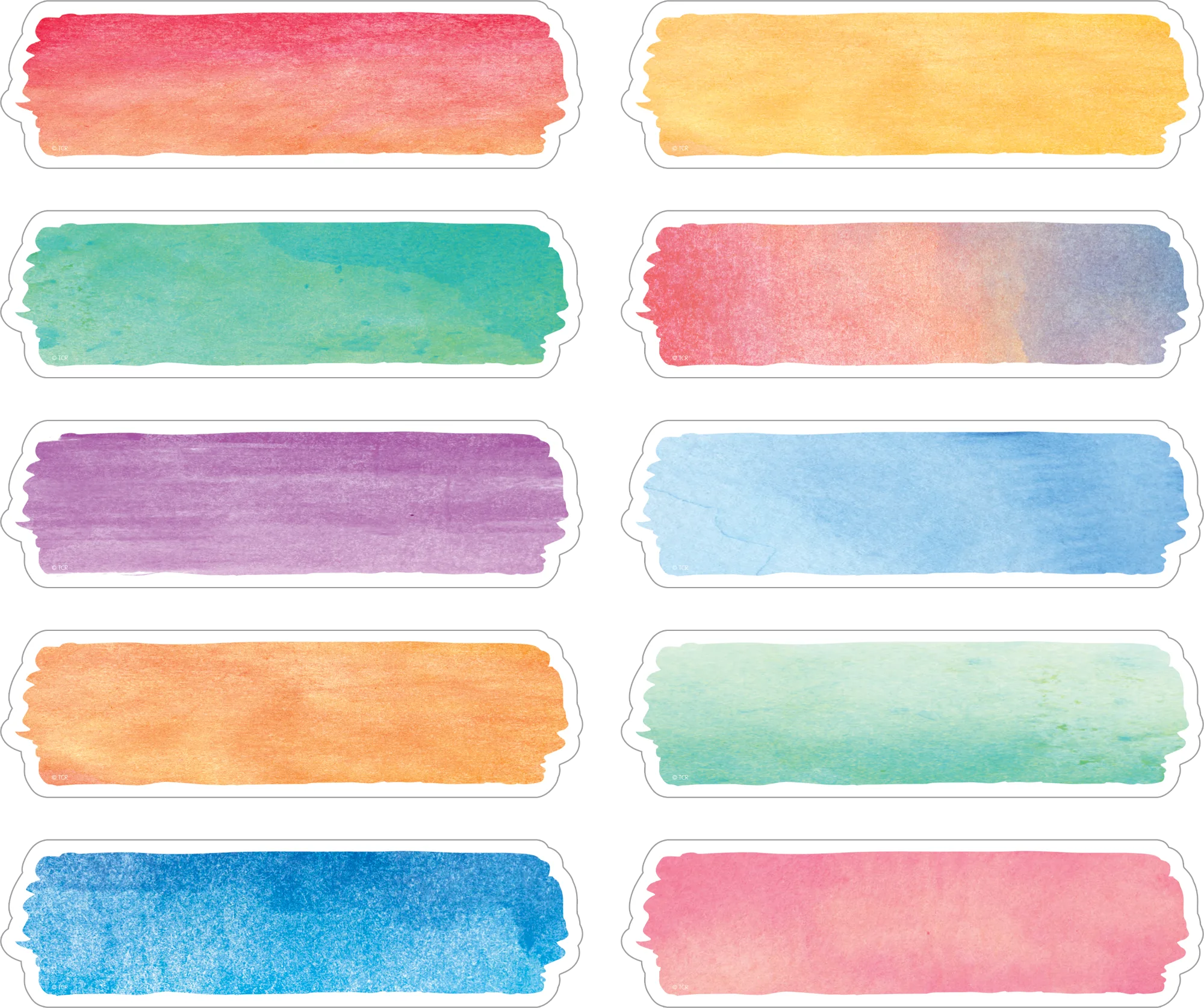 Watercolor Labels