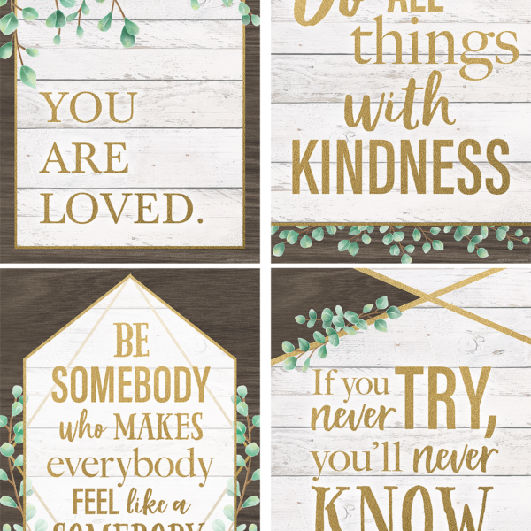 Eucalyptus Positive Poster Set (4)