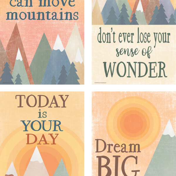 Moving Mountains Poster Set (4)