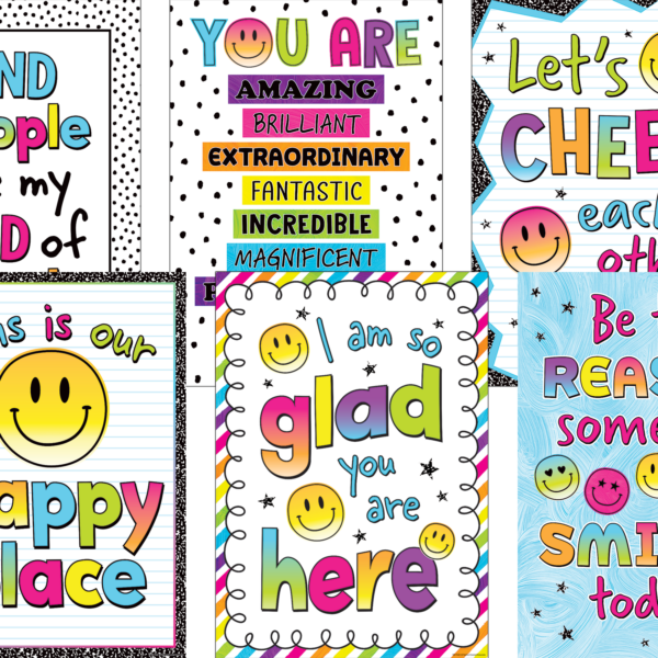 Brights 4Ever Positive Poster Set (6)