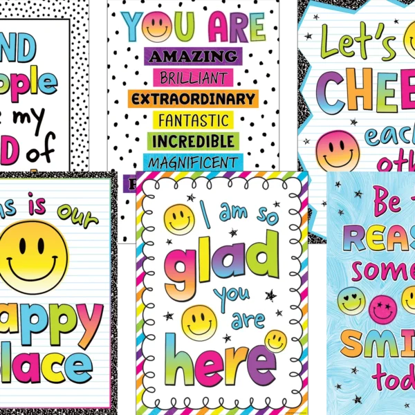 Brights 4Ever Positive Poster Set (6)