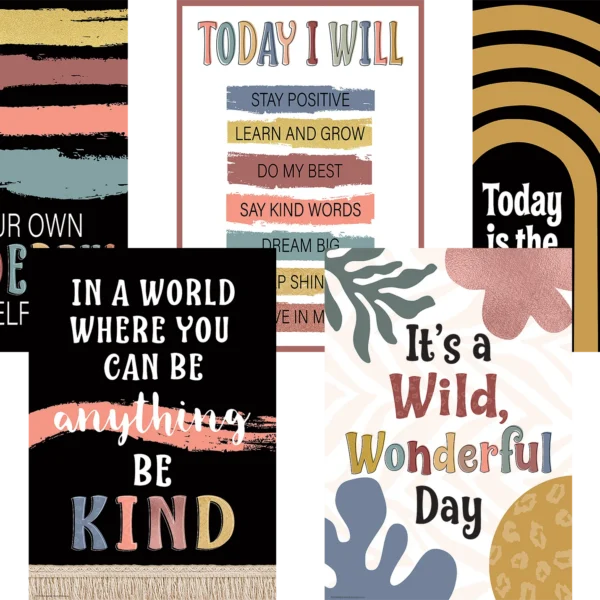 Wonderfully Wild Positive Poster Set (5)