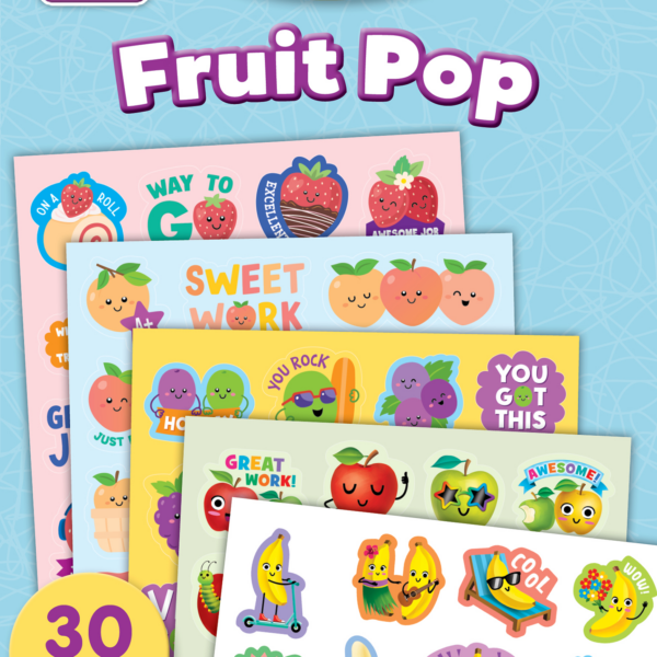 Fruit Pop Smelly Sticker Set (5) (Not in retail-friendly packaging)