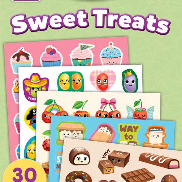 Sweet Treats Smelly Sticker Set (5) (Not in retail-friendly packaging)