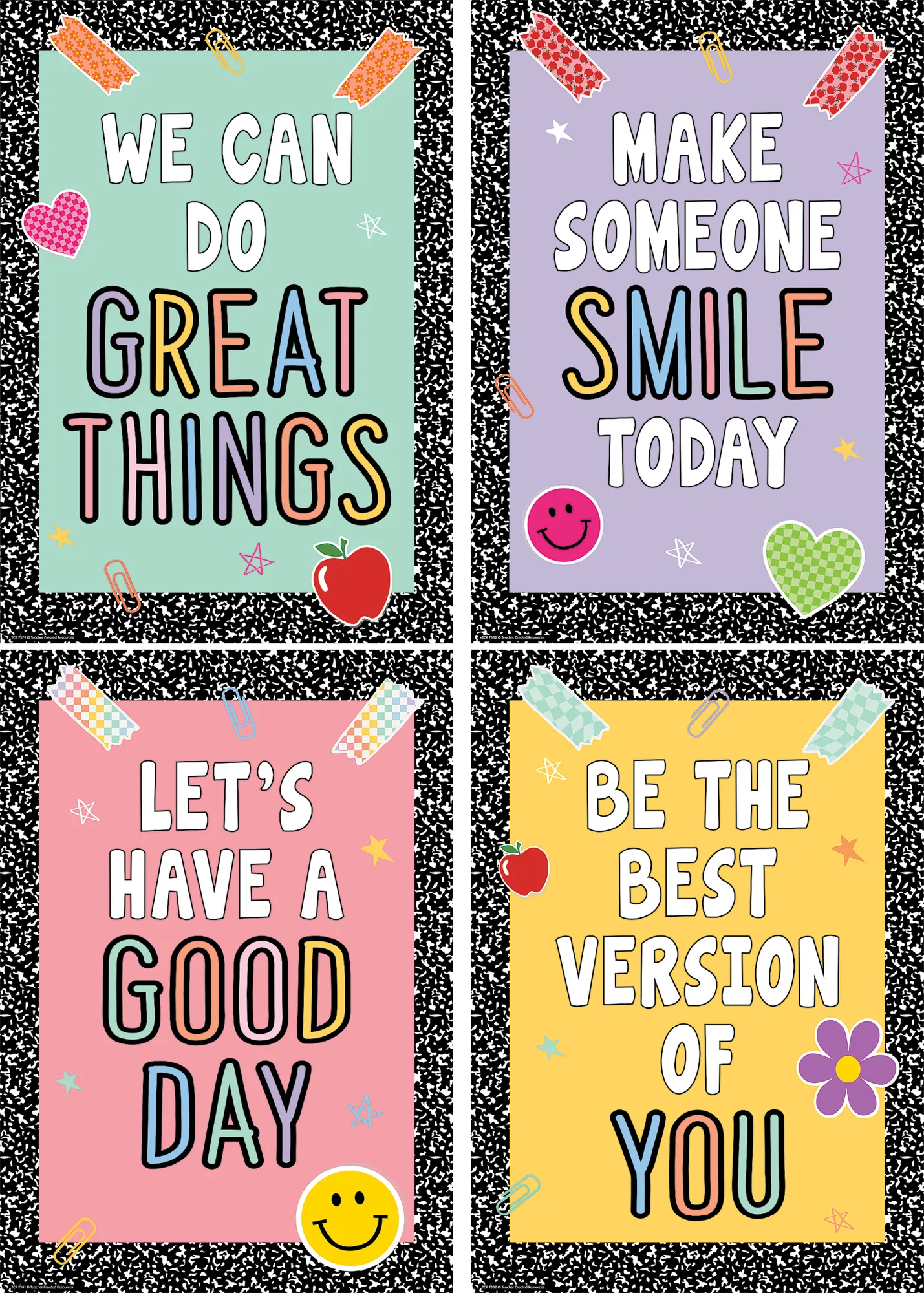 Cool for School Positive Posters Set (4)