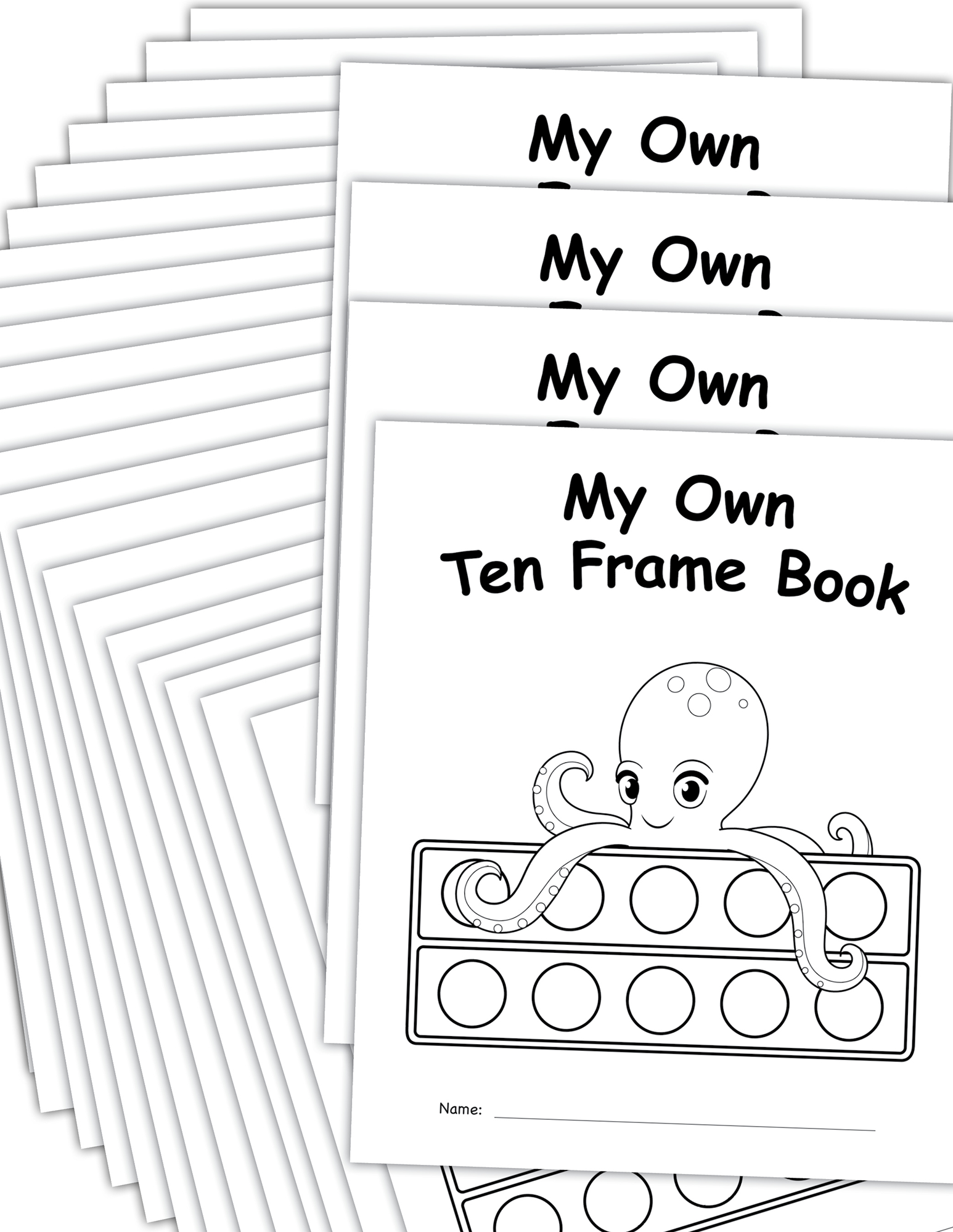 My Own Books: My Ten Frame Book, 25 Pa