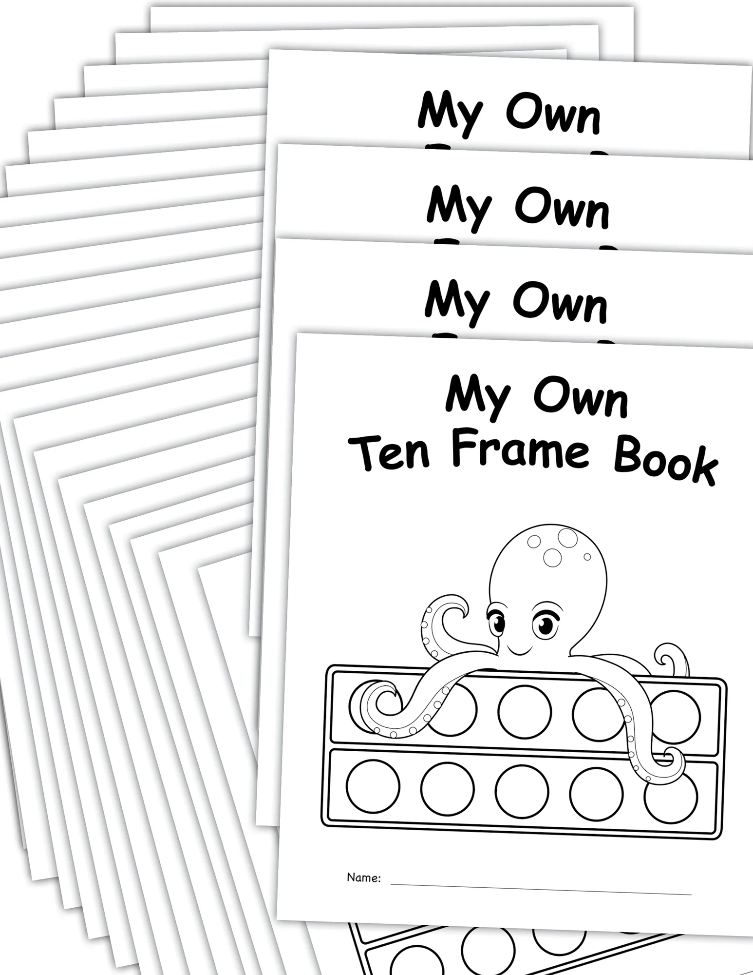 My Own Books: My Ten Frame Book, 25 Pa