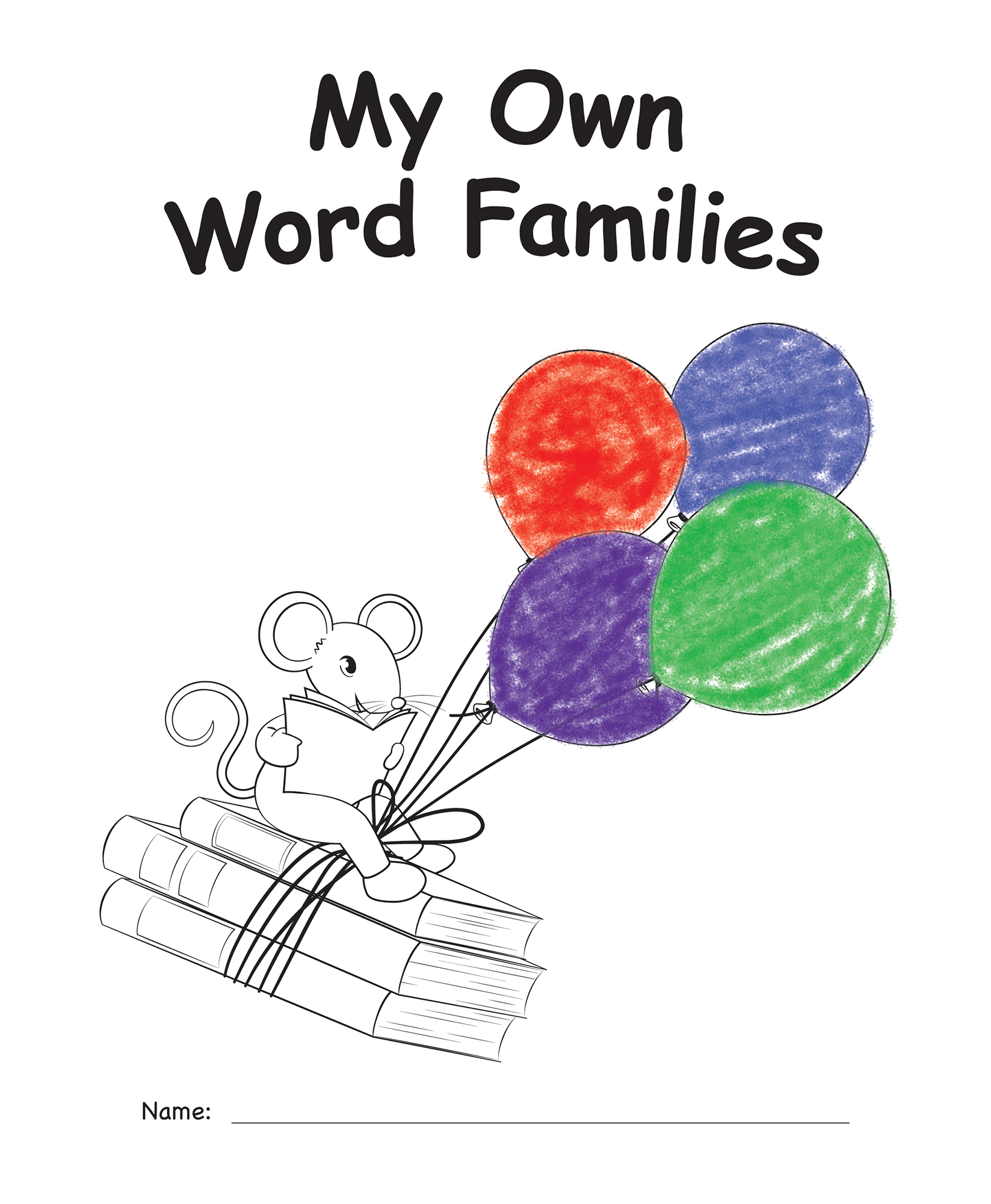 My Own Books: My Word Families Book, 10 Pa - Image 2