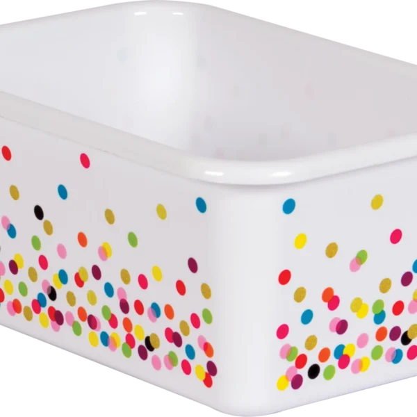Confetti Small Plastic Storage Bin