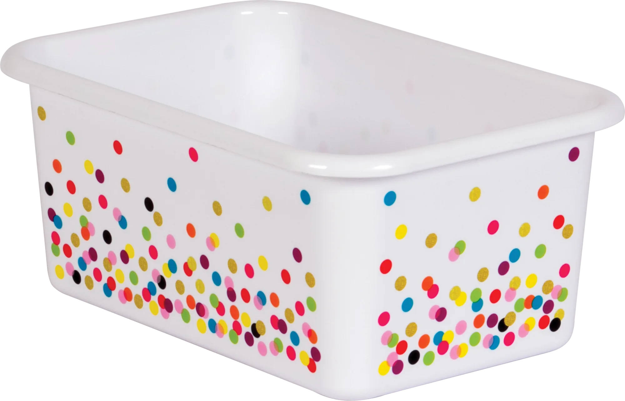 Confetti Small Plastic Storage Bin