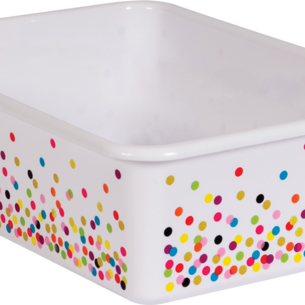 Confetti Large Plastic Storage Bin