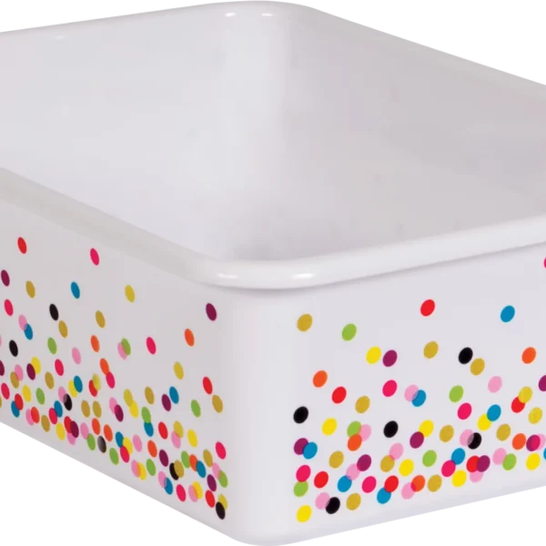 Confetti Large Plastic Storage Bin
