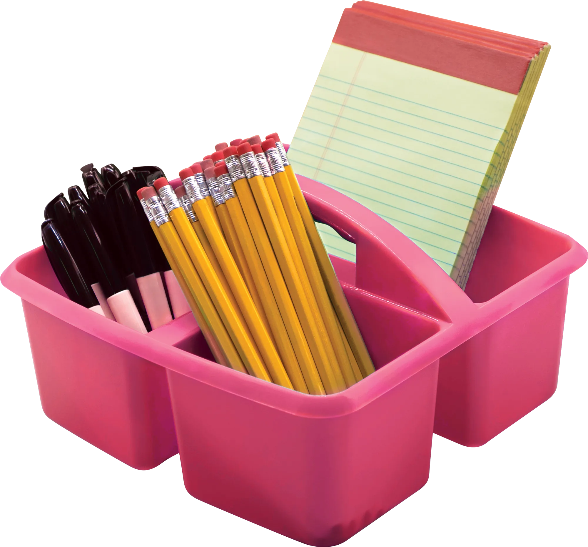 Pink Plastic Storage Caddy - Image 2