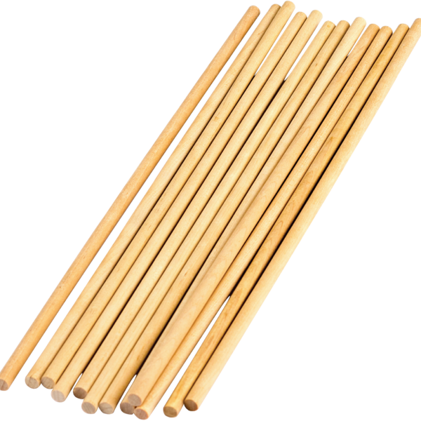 STEM Basics: 1/4" Wood Dowels - 12 Count