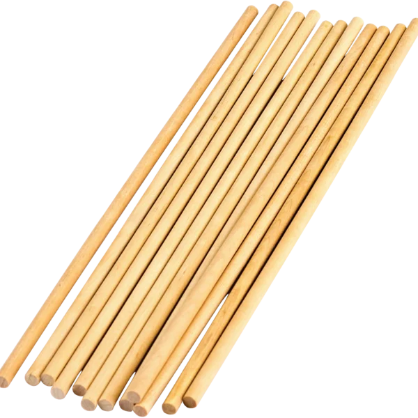 STEM Basics: 1/4" Wood Dowels - 12 Count