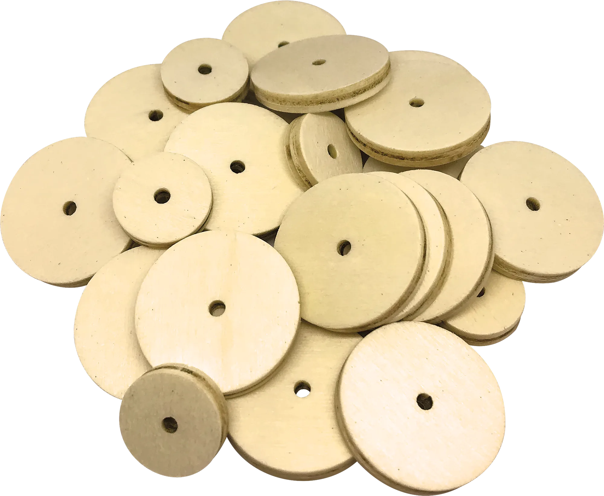 STEM Basics: Wooden Wheels - 60 Count