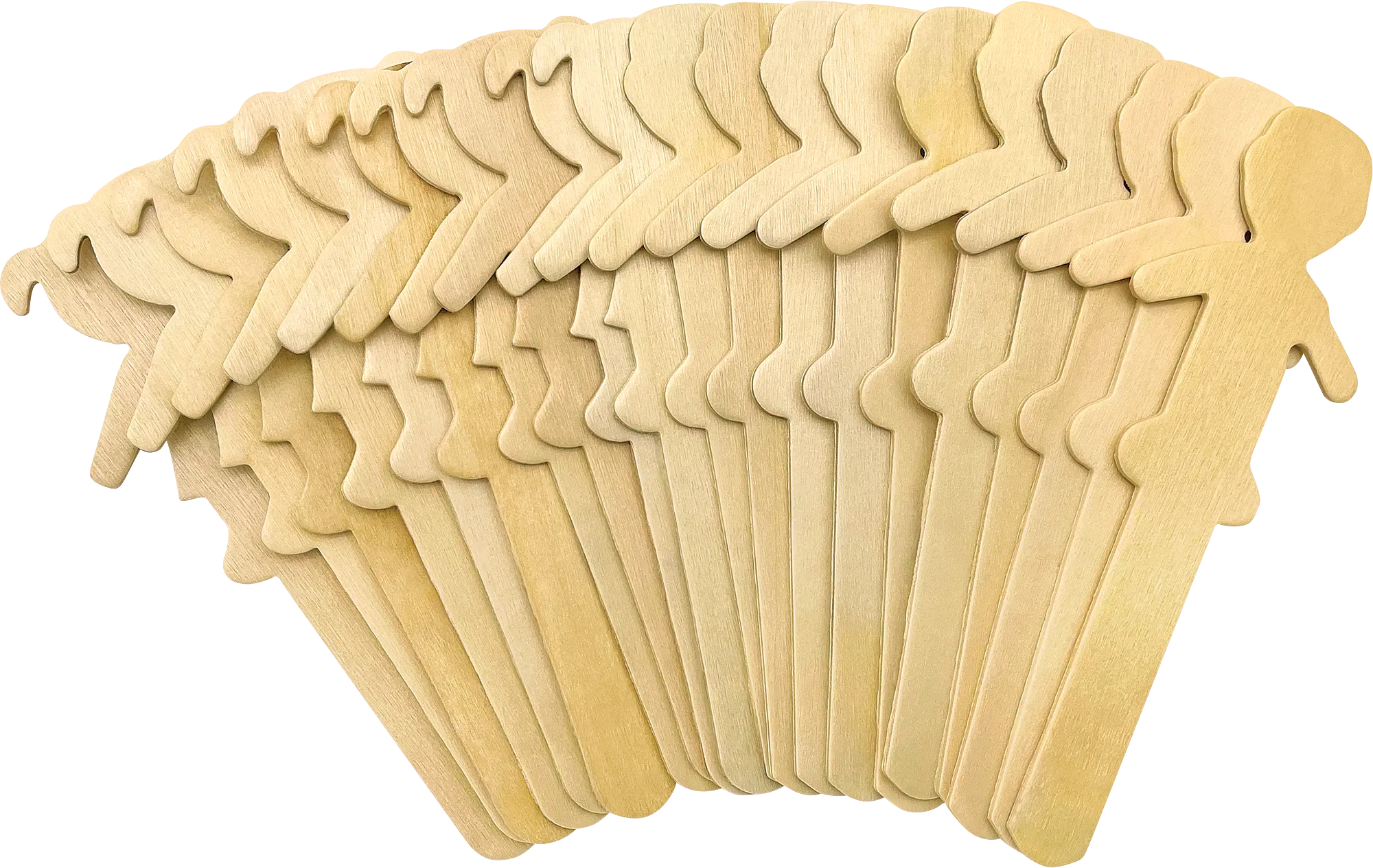 STEM Basics: People-Shaped Craft Sticks - 50 count