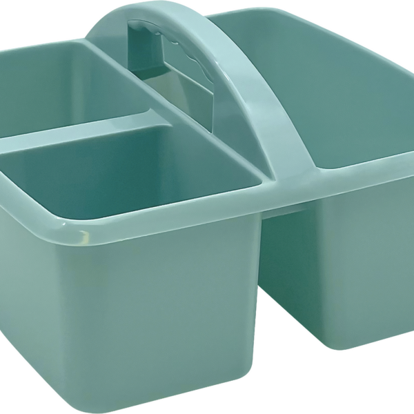 Calming Blue Plastic Storage Caddy