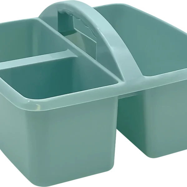 Calming Blue Plastic Storage Caddy