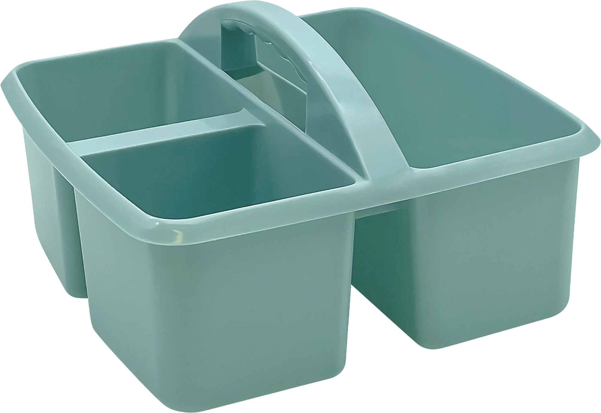 Calming Blue Plastic Storage Caddy