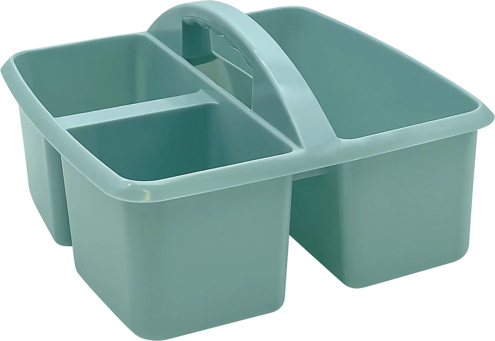 Calming Blue Plastic Storage Caddy