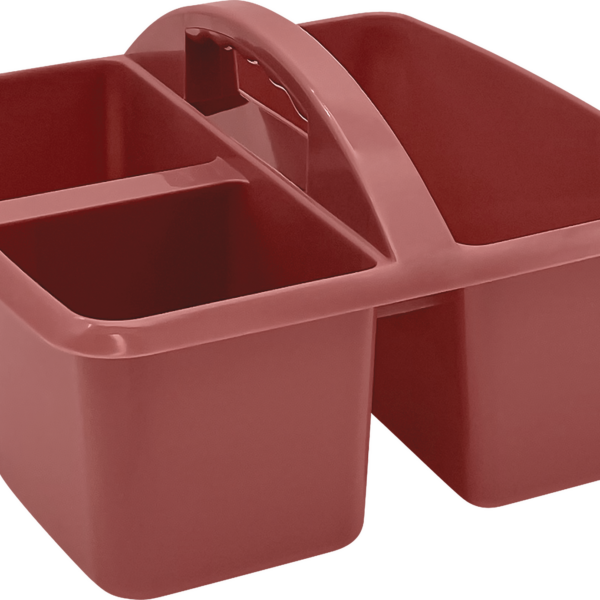 Deep Rose Plastic Storage Caddy