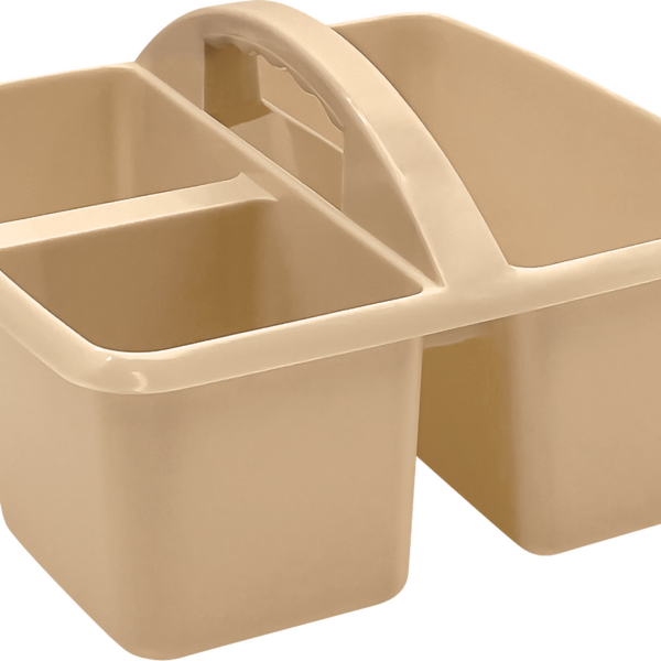 Light Brown Plastic Storage Caddy