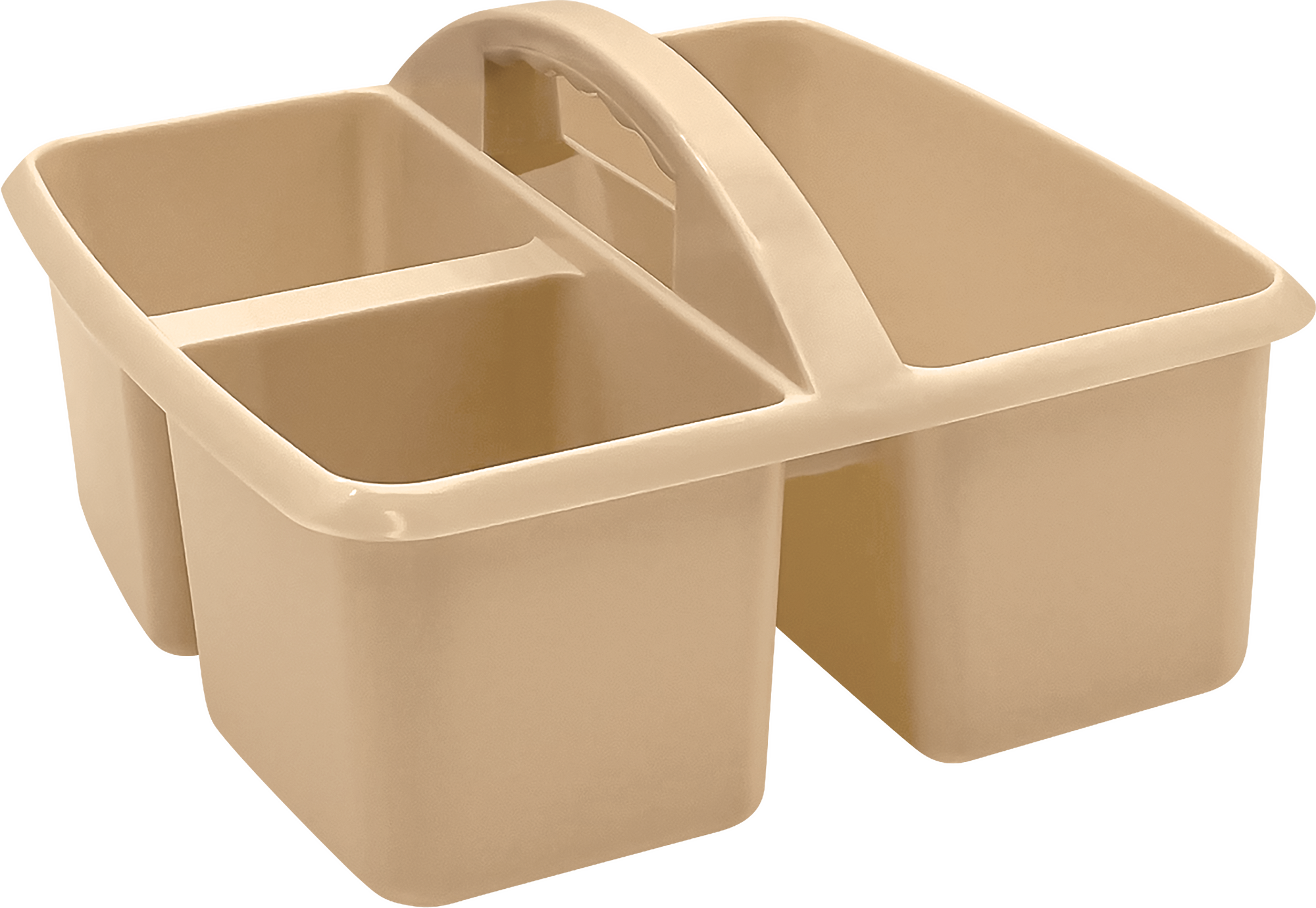 Light Brown Plastic Storage Caddy