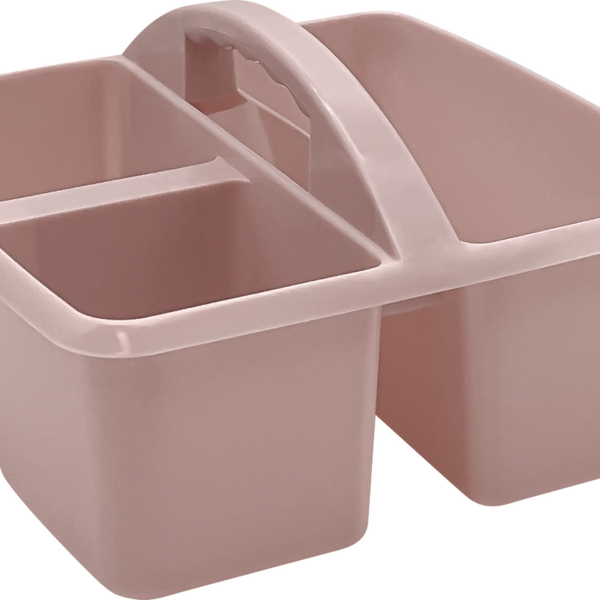 Light Mauve Plastic Storage Caddy