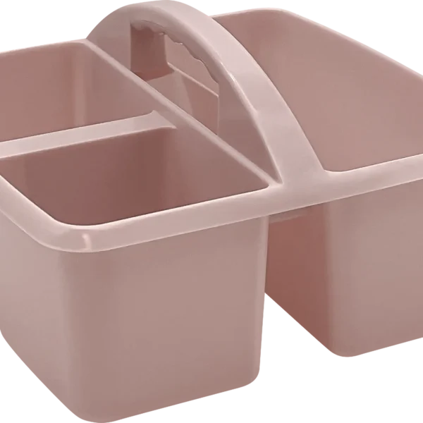 Light Mauve Plastic Storage Caddy
