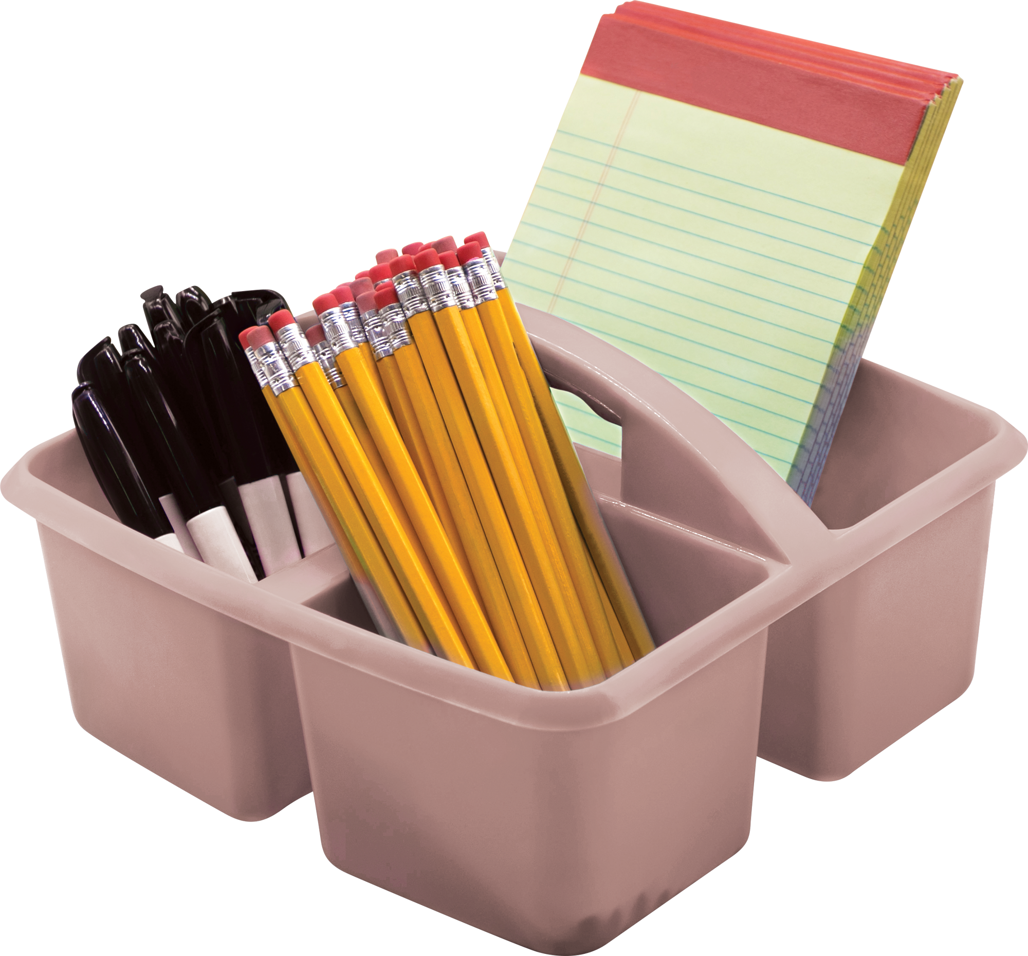 Light Mauve Plastic Storage Caddy - Image 2