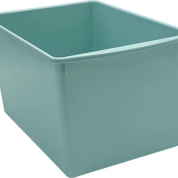 Calming Blue Plastic Multi-Purpose Bin